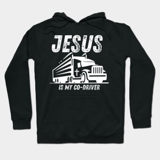 Jesus Co-Driver White Hoodie